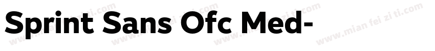 Sprint Sans Ofc Med字体转换